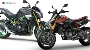 Ducati Hypermotard V2 SP vs Kawasaki Z900 SE ABS