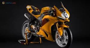 Versi Spesial Ducati Panigale V2 S 100 Konsep Balap Klasik Masuk ke Motor Modern!