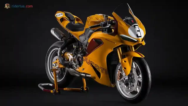 Ducati Panigale V2 S 100 Versi Spesial Ducati Panigale V2 S 100 Konsep Balap Klasik Masuk ke Motor Modern!