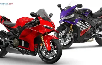 Ducati Panigale V4 S vs Aprilia RSV4 Factory: Superbike Italia Sama-Sama Bermesin V4 Ducati Panigale V4 S vs Aprilia RSV4 Factory