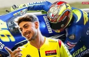Fabio Di Giannantonio- Valentino Rossi Wood Helmet