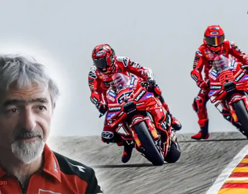 Gigi Dall'Igna - Marc Marquez - Pecco Bagnaia - Ducati
