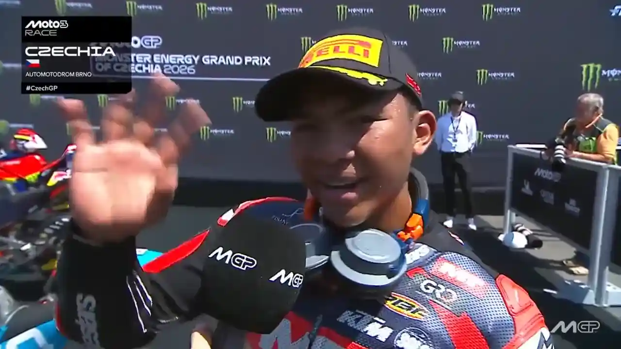 Muhammad Hakim Danish Juara Moto3 Ceko 2026, Malaysia Akhiri Puasa Kemenangan 10 Tahun 3 Hakim Danish Menang Race Moto3 Ceko 2026