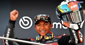 Hakim Danish menang Race Moto3 Ceko 2026