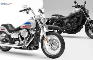 Harley-Davidson Super Glide vs Honda Rebel 1100
