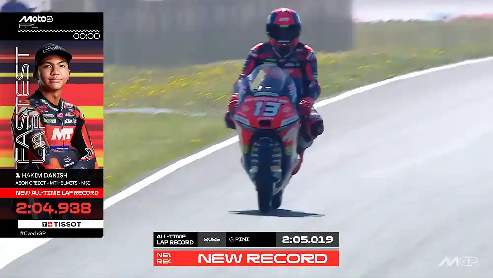 Hasil FP1 Moto3 Ceko 2026