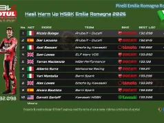 Hasil Warm Up WSBK Misano - Emilia Romagna 2026