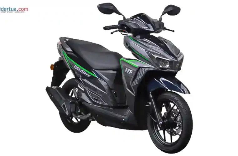 Akhirnya Kawasaki Modenas Brusky 125 Ada di Indonesia, Matik Pertama Geng Ijo Ini?