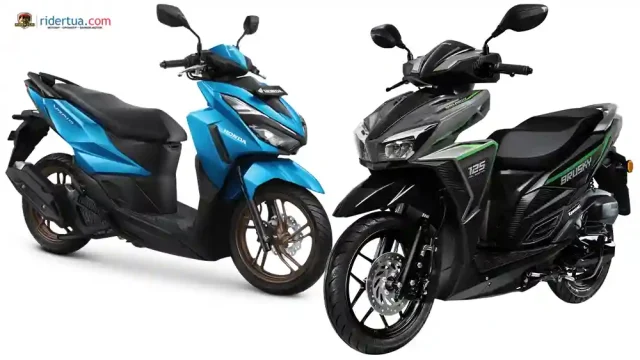 Kawasaki Modenas Brusky 125 vs Honda Vario 125 Kawasaki Modenas Brusky 125 vs Honda Vario 125