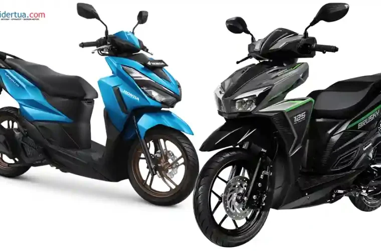 Kawasaki Modenas Brusky 125 vs Honda Vario 125