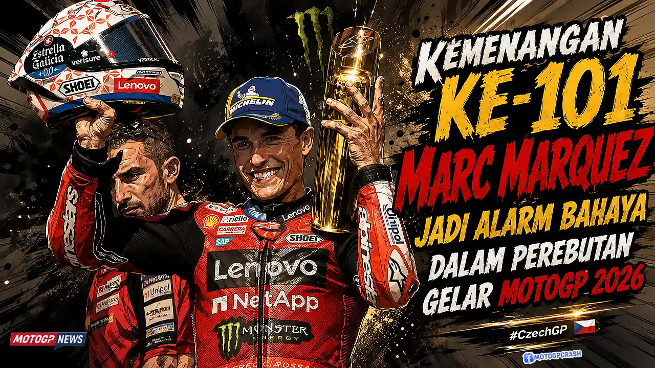 Kemenangan ke-101 Marc Marquez Jadi Alarm Bahaya dalam Perebutan Gelar MotoGP 2026 3 Kemenangan ke-101 Marc Marquez Jadi Alarm Bahaya dalam Perebutan Gelar MotoGP 2026