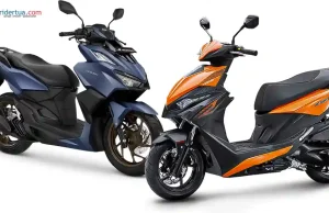 Kymco RTS R 165 vs Honda Vario 160: Skutik Sporty Premium vs Skutik Harian Berperforma Tinggi Kymco RTS R 165 vs Honda Vario 160