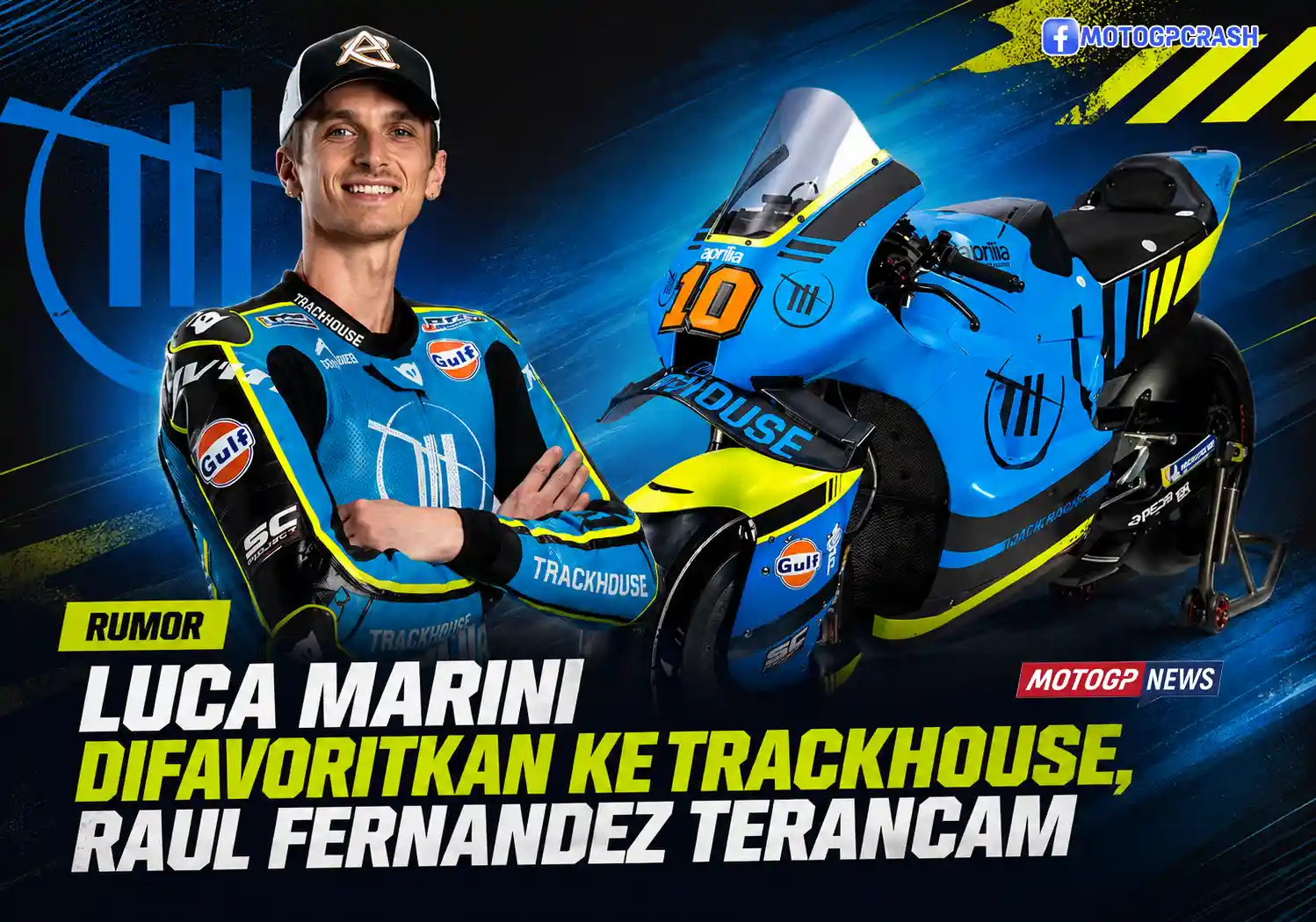 Luca Marini Difavoritkan ke Trackhouse, Raul Fernandez Terancam! 6 Luca Marini Difavoritkan ke Trackhouse, Raul Fernandez Terancam