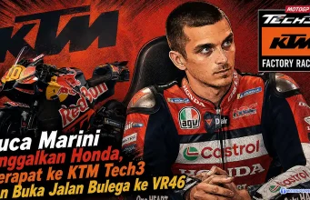 Luca Marini Capai Kesepakatan Gabung KTM Tech3 Mulai MotoGP 2027 Luca Marini Tinggalkan Honda, Merapat ke KTM Tech3 dan Buka Jalan Bulega ke VR46