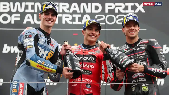 Marc Marquez - Marco Bezzecchi - Fermin Aldeguer Marc Marquez - Marco Bezzecchi - Fermin Aldeguer