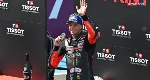 Marco Bezzecchi podium sprint Hungaria 2026