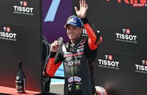 Marco Bezzecchi podium sprint Hungaria 2026