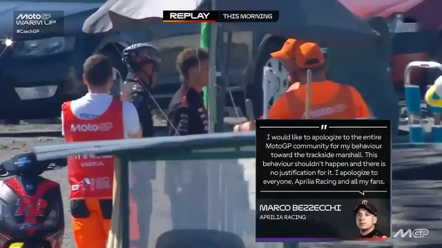 Marco Bezzecchi Marco Bezzecchi Meminta Maaf