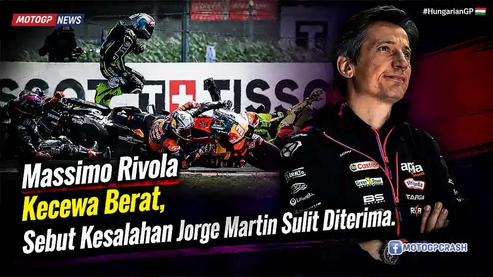 Massimo Rivola Kecewa Berat, Sebut Kesalahan Jorge Martin Sulit Diterima