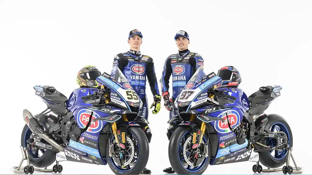 Pata Yamaha WSBK - Xavi Vierge - Andrea Locatelli