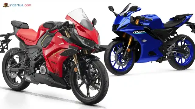 QJMotor SRK 125 RR vs Yamaha R125 QJMotor SRK 125 RR vs Yamaha R125
