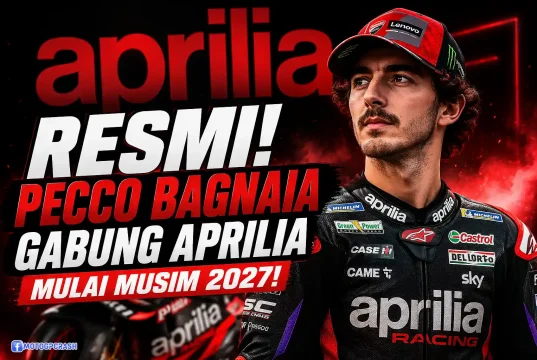 RESMI Pecco Bagnaia Gabung Aprilia Mulai Musim 2027