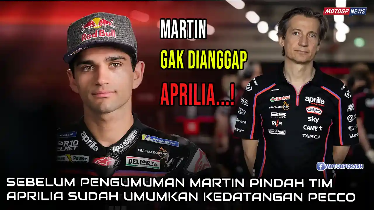 Sebelum pengumuman kepindahan Martin, Aprilia umumkan kedatangan Pecco di Tim
