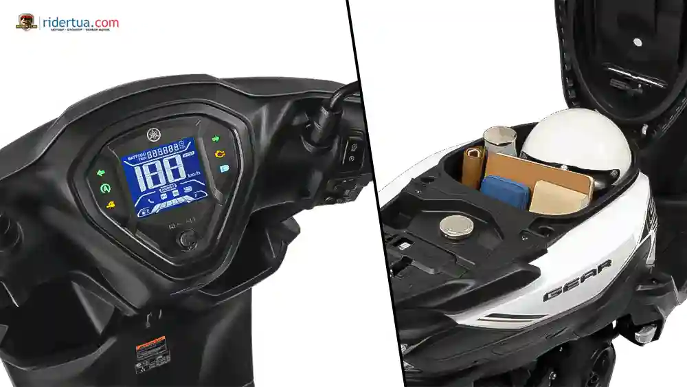 Yamaha, Gear 125 Hybrid, Yamaha Gear, skutik, motor matik, motor baru