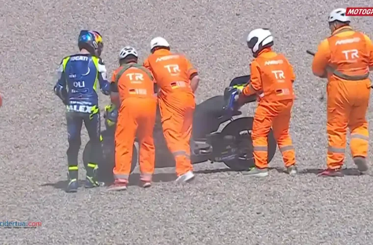 Alex Marquez Crash di Sachsenring 2026