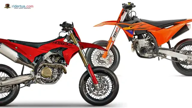 Ducati Desmo450 SM vs KTM 450 SMR Ducati Desmo450 SM vs KTM 450 SMR