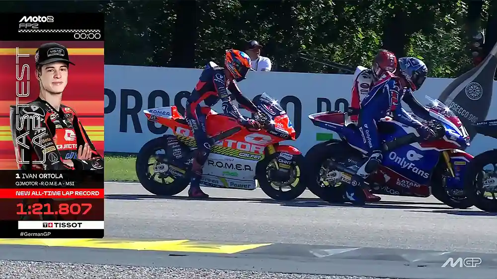 Hasil FP2 Moto2 Jerman 2026: Ivan Ortola Pecahkan Rekor Lap Sachsenring! 1 Hasil FP2 Moto2 Jerman 2026