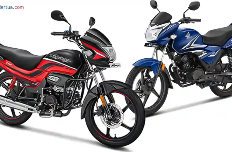 Hero Passion+ Disc vs Honda Shine 125