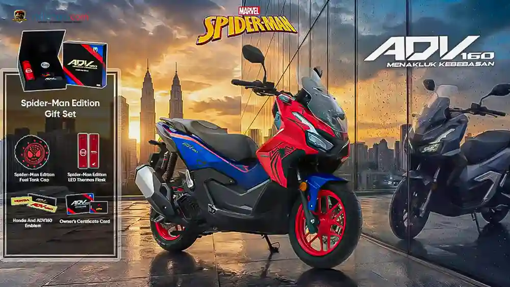Honda, ADV160, Honda ADV160, Honda ADV160 Spider-Man Special Edition, Spider-Man, Special Edition