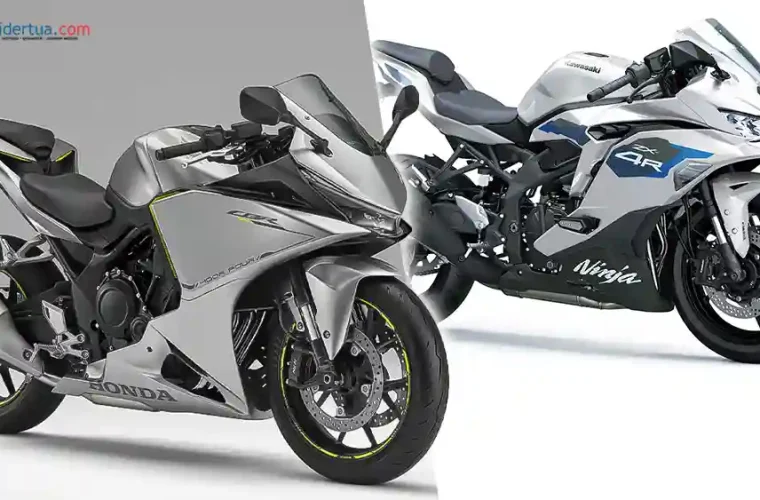 Honda CBR400R FOUR E-Clutch vs Kawasaki Ninja ZX-4R SE