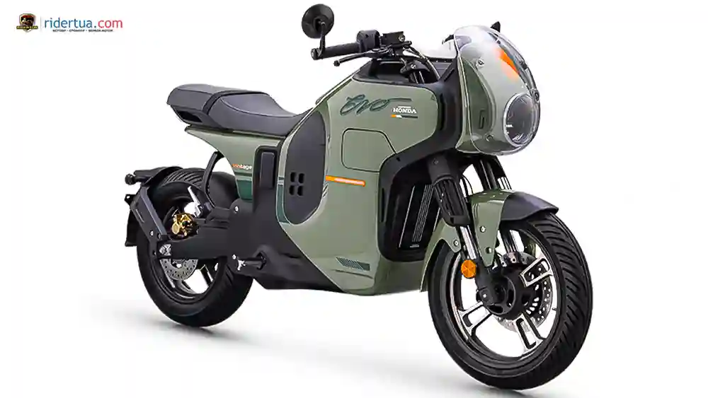 Molis Tapi Cafe Racer! Honda E-VO 2026 Jarak Tempuh Maksimal Sampai 170 KM 2 Honda, E-VO, Honda E-VO, motor listrik, motor cafe racer, motor baru