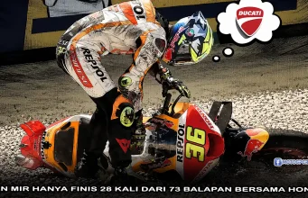 Joan Mir Hanya Finis 28 Kali dari 73 Balapan Bersama Honda, tetapi Kini Mendapat Kesempatan Terbaik Bersama Ducati Joan Mir Hanya Finis 28 Kali dari 73 Balapan Bersama Honda, Tapi Malah dapat Motor Ducati