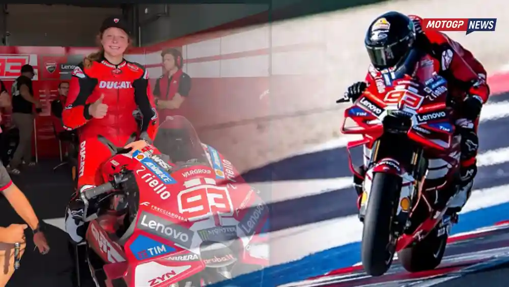 Keren! Ducati MotoGP Milik Marc Marquez Dijajal Pembalap Wanita Berusia 19 Tahun dari MotoAmerica 1 Kayla Yaakov - Marc Marquez - Ducati