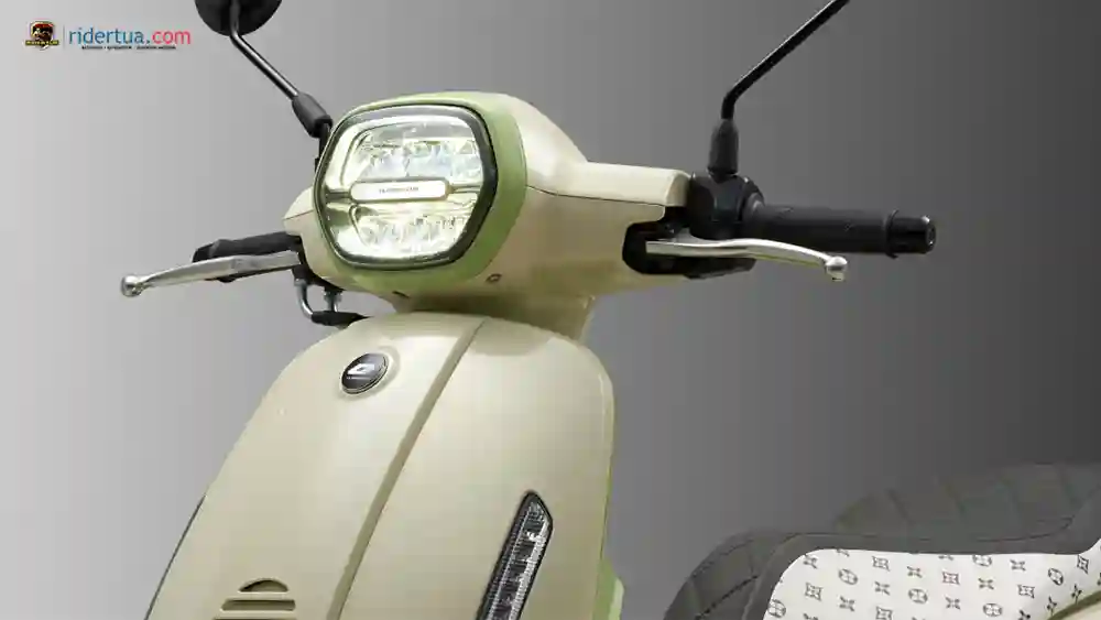 Honda NWM125 vs QJMotor Sunshine One Meter: Skutik Retro Premium vs Skutik Retro Modern yang Lebih Terjangkau 4 QJMotor Sunshine One Meter