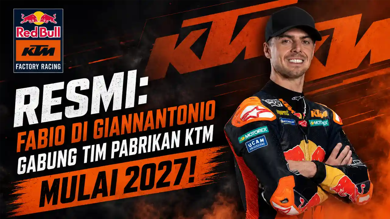 Resmi! Fabio Di Giannantonio Gabung Tim Pabrikan KTM Mulai MotoGP 2027, Duet dengan Alex Marquez 5 RESMI Fabio Di Giannantonio Gabung Tim Pabrikan KTM Mulai 2027
