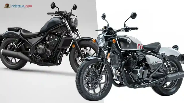 Royal Enfield Shotgun 650 vs Honda Rebel 500 Royal Enfield Shotgun 650 vs Honda Rebel 500