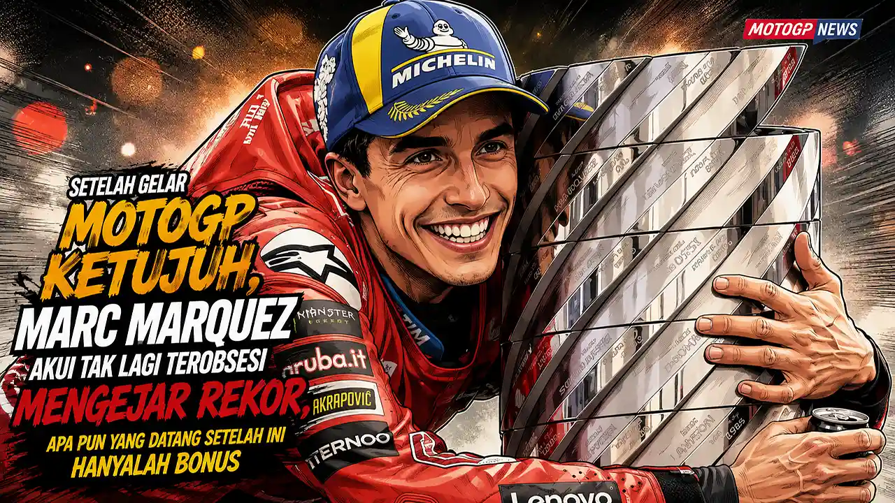 Setelah Gelar MotoGP Ke-7, Marc Marquez Akui Tak Lagi Terobsesi Mengejar Rekor 4 Setelah Gelar MotoGP Ke-7, Marc Marquez Akui Tak Lagi Terobsesi Mengejar Rekor