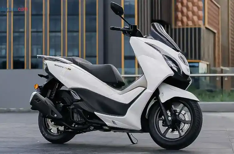 Kapan ke Indonesia? Suzuki Burgman 15 Matik Bongsor Premium Udah Meluncur Disini...