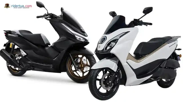Suzuki Burgman 15 vs Honda PCX160 Suzuki Burgman 15 vs Honda PCX160
