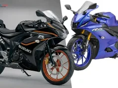 Suzuki GSX-R150 vs Yamaha R15 V4: Sport Fairing Ringan vs Sportbike Berteknologi VVA Suzuki GSX-R150 vs Yamaha R15
