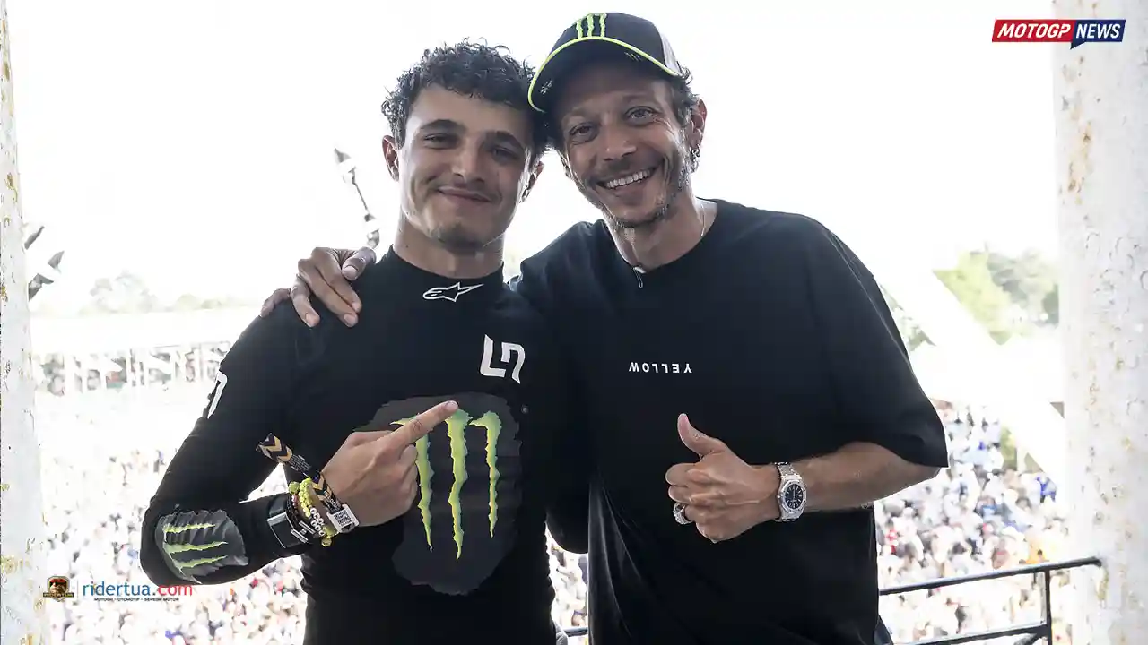 Valentino Rossi - Lando Norris