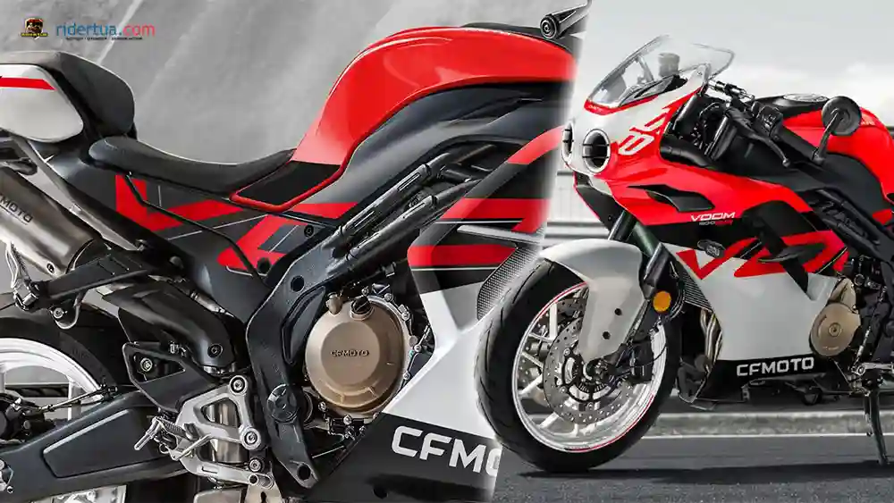 Sportbike Neo Retro CFMoto 500SR Voom 2026 Kini Hadir dengan Warna Merah-Putih! 3 CFMoto, 500SR Voom, CFMoto 500SR Voom, motor sport, motor neo retro, warna baru