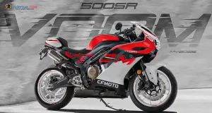Sportbike Neo Retro CFMoto 500SR Voom 2026 Kini Hadir dengan Warna Merah-Putih!