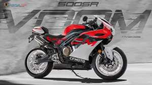 Sportbike Neo Retro CFMoto 500SR Voom 2026 Kini Hadir dengan Warna Merah-Putih!