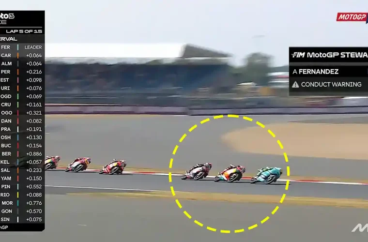 Conduct Warning MotoGP - Adrian Fernandez Moto3 Inggris 2026