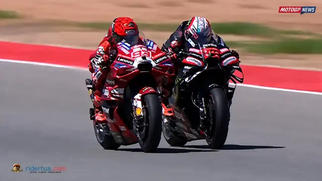 Duel Marc Marquez - Marco Bezzecchi Duel Marc Marquez - Marco Bezzecchi